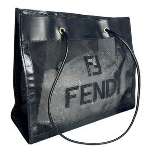 💎✨Authentic✨💎Fendi Tote Bag Nylon Black